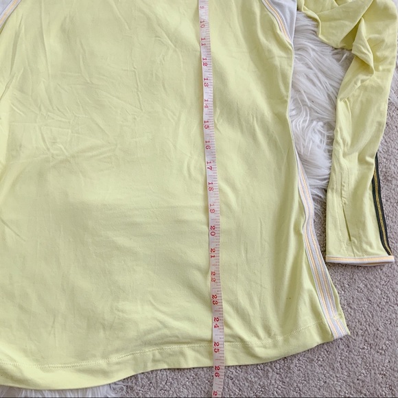 SOLD Lululemon Run Layer Me Long Sleeve Lemon - Picture 8 of 10
